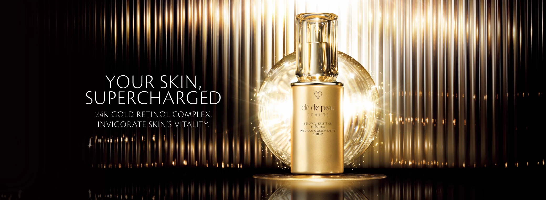 - YOUR SKIN, SUPERCHARGED - 24K GOLD RETINOL COMPLEX, INVIGORATE SKIN’S VITALITY.