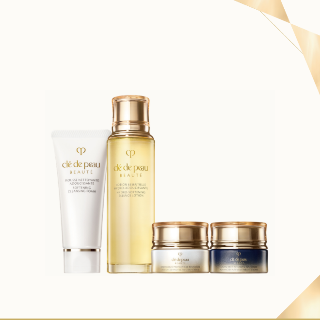 Clé de Peau Beauté エッセンシャル トリートメント クリーム ミニ セット / ESSENTIAL TREATMENTS CREAM MINI SET 免税価格 14,500円 国内参考価格 NaN円(税込)相当