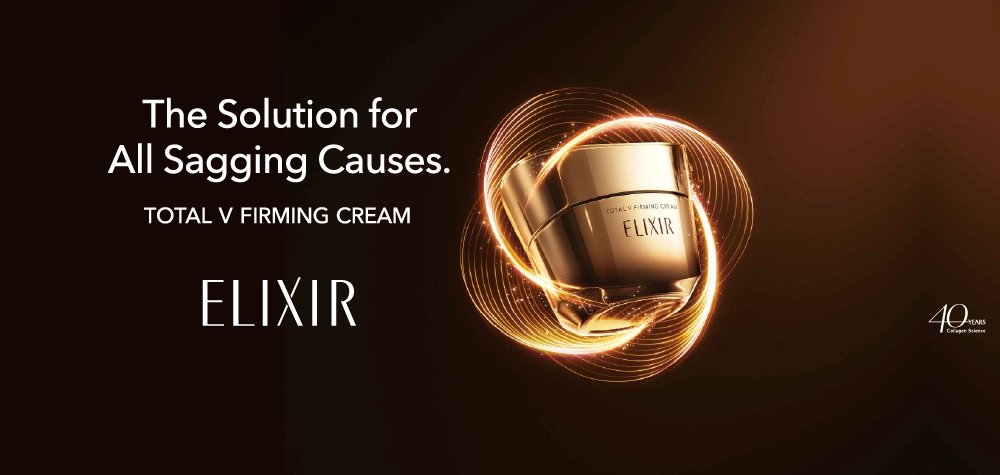 The Solution for All Sagging Causes. TOTAL V FIRMING CREAM. ELIXIR
