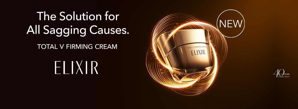 The Solution for All Sagging Causes. TOTAL V FIRMING CREAM. ELIXIR