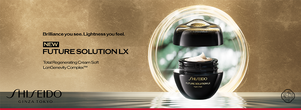 FUTURE SOLUTION LX Empower your brilliance & resillience with the science of LonGenevity Complex TM Reveal your skin’s ever-evolving beauty