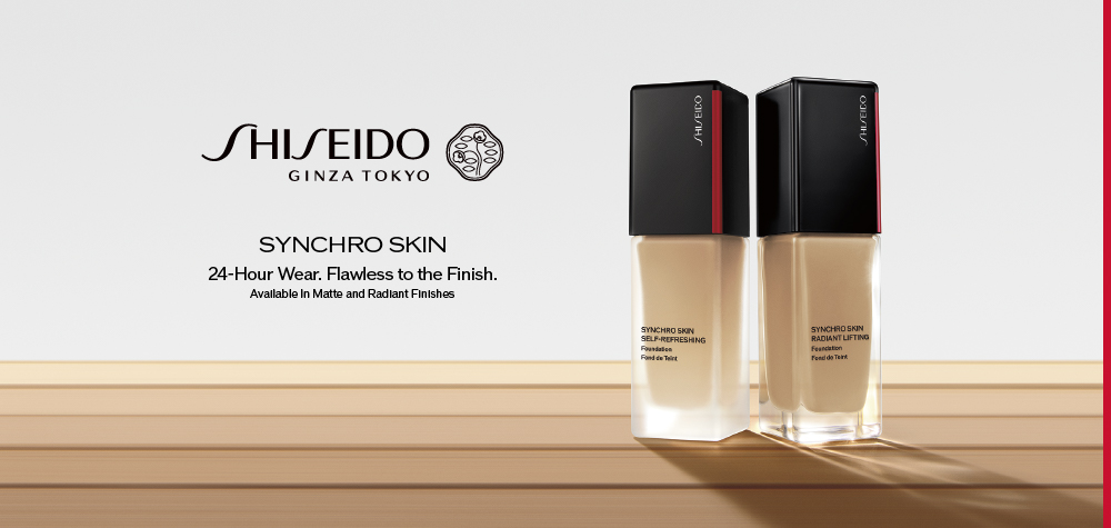 SYNCHRO SKIN 24-Hour Wear. Flawless to the Finish.