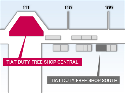 TIAT DUTY FREE SHOP CENTRAL MAP