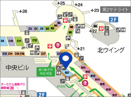JAPAN DUTY FREE 北１売店 MAP