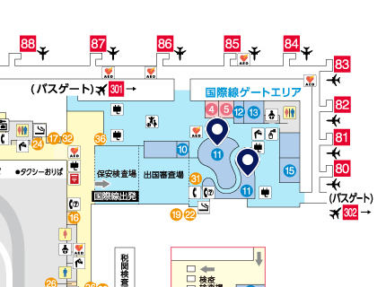 TRK Duty Free Shop MAP